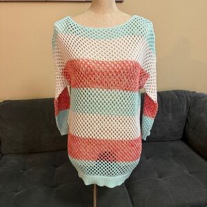 🏷️ 3 for $10 - Love Culture Colorful Striped Knit Sweater